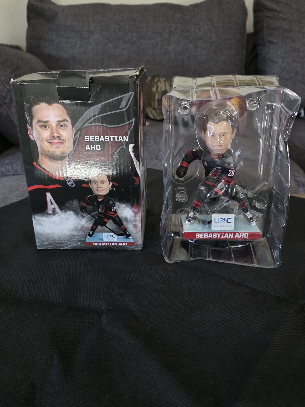 Carolina Hurricanes Sebastian Aho NHL Bobblehead - Red & Black - Picture 3 of 6
